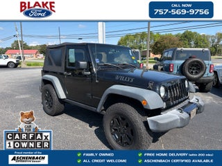 2016 Jeep Wrangler Willys Wheeler