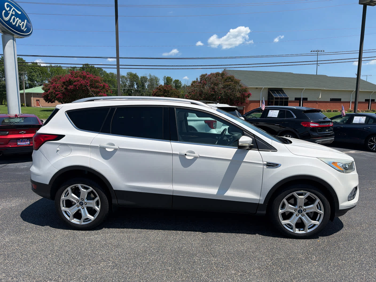 Used 2019 Ford Escape Titanium with VIN 1FMCU0J93KUA44161 for sale in Franklin, VA