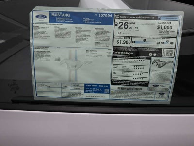 2026 Ford Mustang EcoBoost