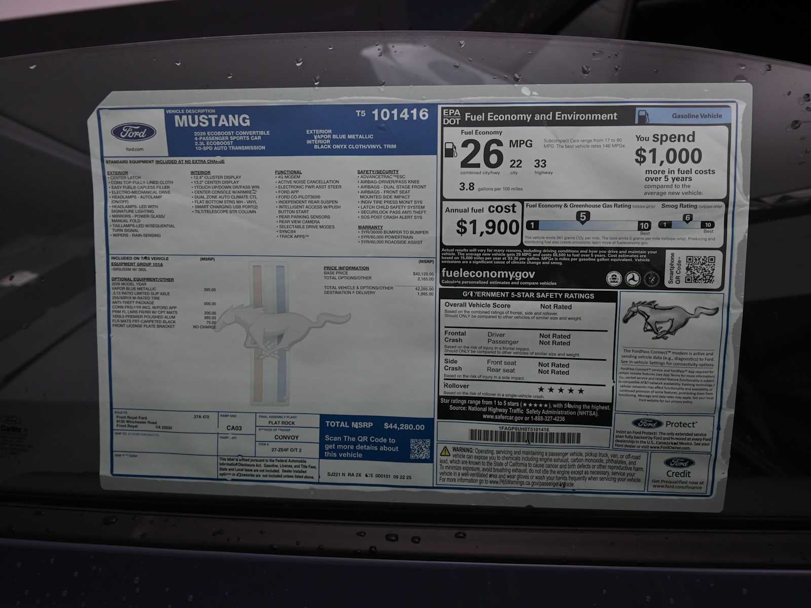 2026 Ford Mustang EcoBoost