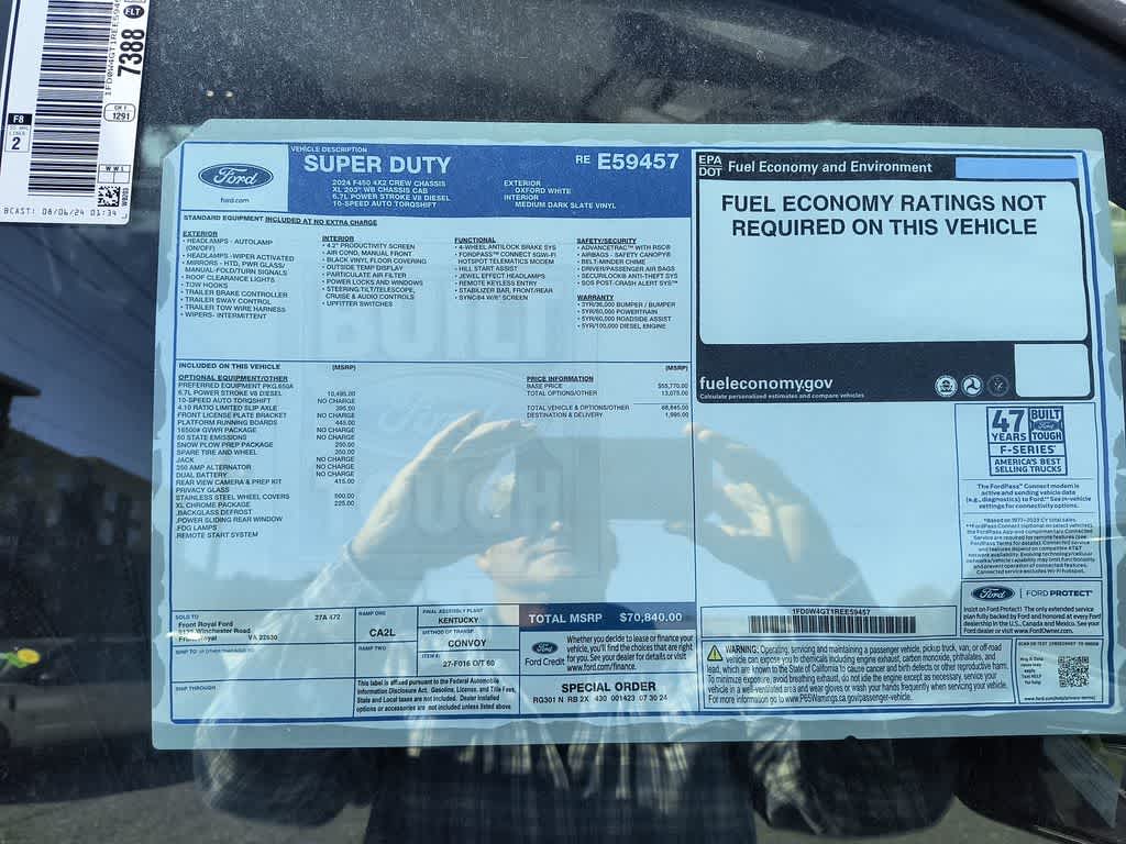 2024 Ford Super Duty F-450 DRW XL