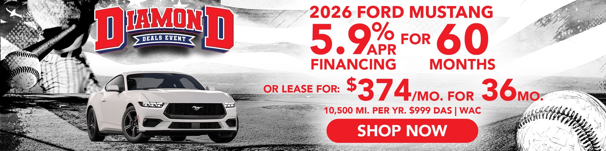 2026 Ford Mustang - APR or Lease