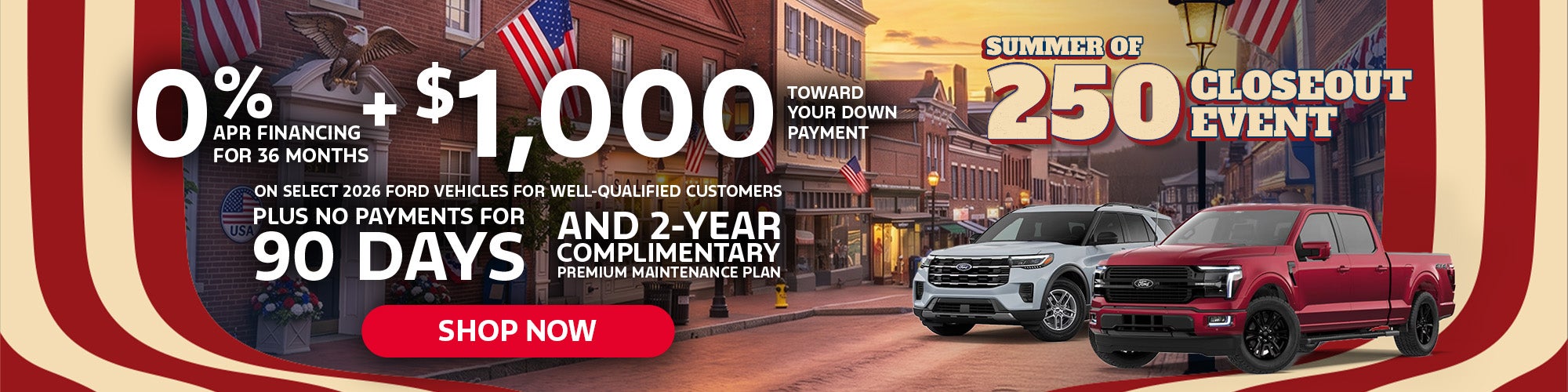 Ford Summer Sales Event offer! 