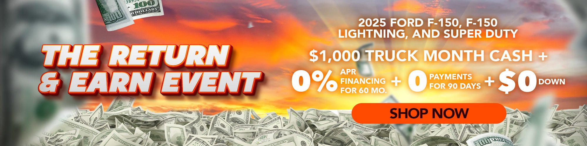 Huge Savings on F-150, F-150 Lightning, and Super Duty