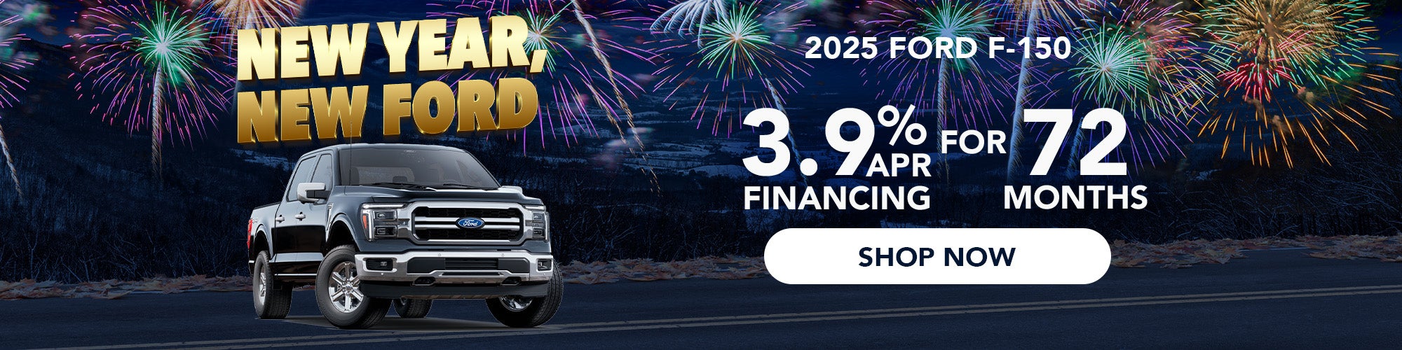 2025 Ford F-150 - 3.9% APR Financing - Shop Now