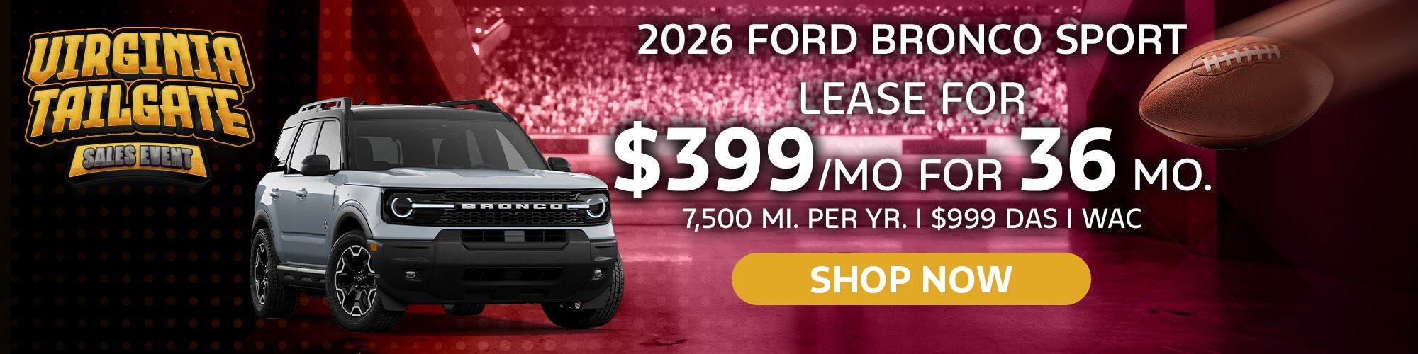 Bronco Sport Offer